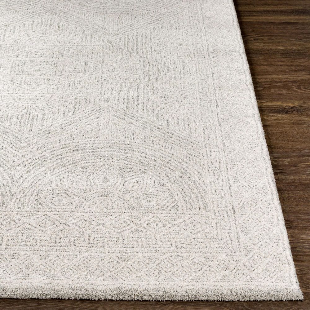 Surya Gavic Cream, Light Beige, Light Gray, Medium Gray and Charcoal 7&#39;10&quot; x 10&#39; Area Rug, , large