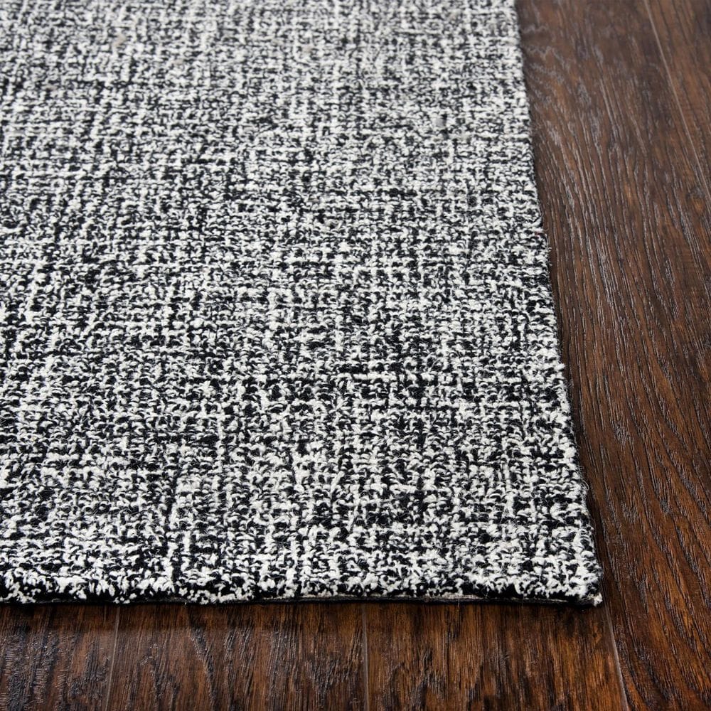RIZZY Brindleton 9&#39; x 12&#39; Black and White Area Rug, , large