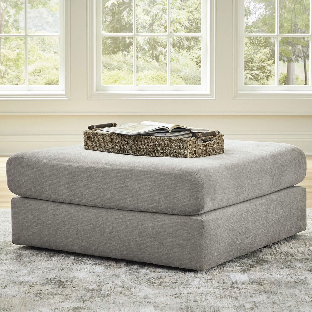 Ashley Avaliyah Oversized Accent Ottoman in Ash, , large