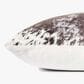 Loloi 22" Square Indoor/Outdoor Throw Pillow in Mocha and White, , large
