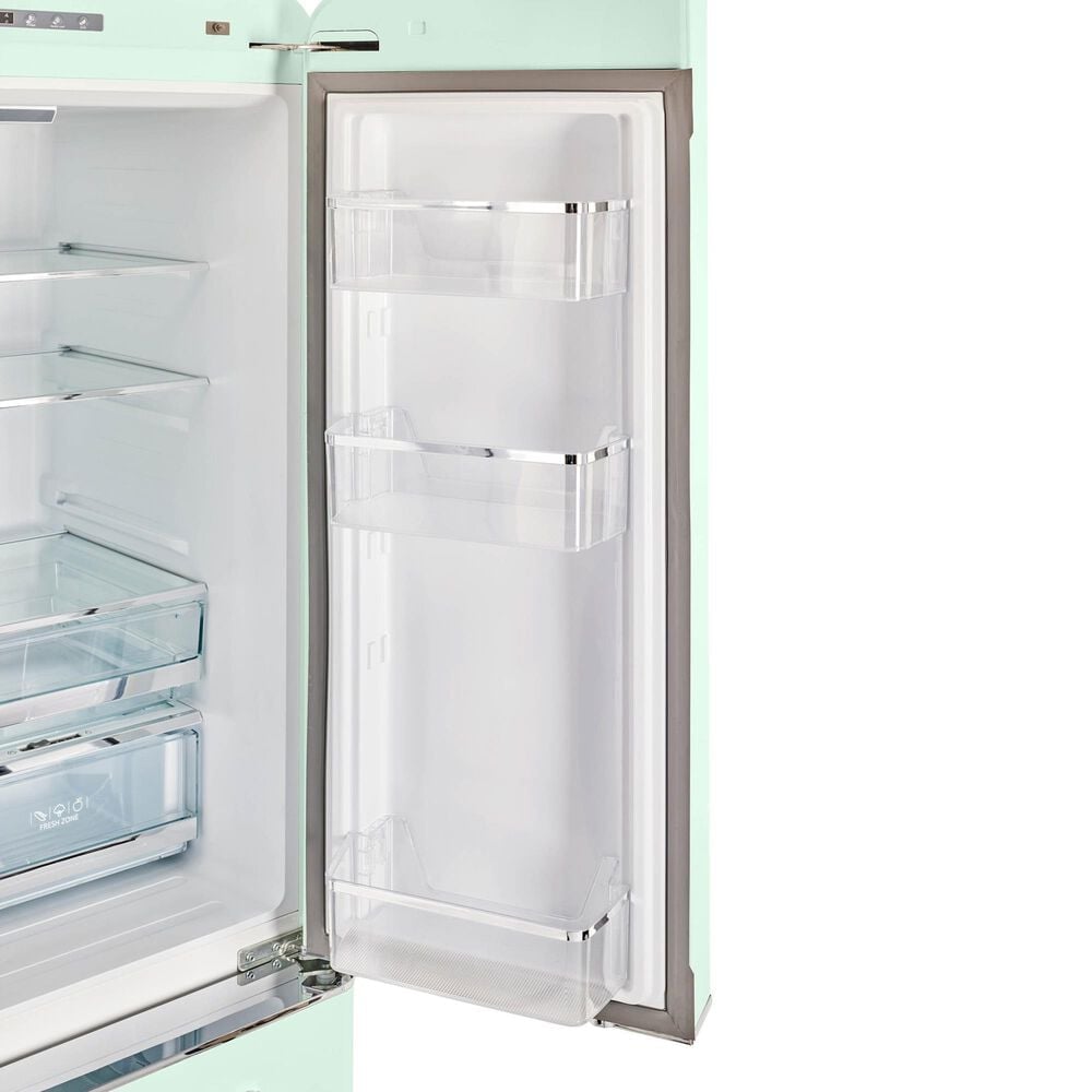 Unique Appliances Classic Retro 21.4 Cu. Ft Frost Free Counter Depth French Door Refrigerator in Summer Mint Green, , large
