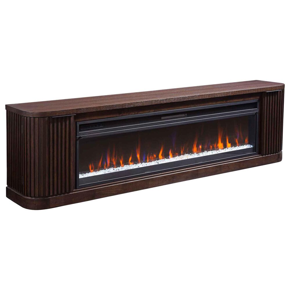 Martin Furniture Tulane 84" Fireplace TV Stand in Dark Chocolate, , large