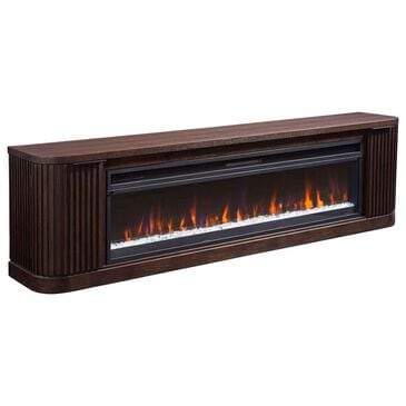 Martin Furniture Tulane 84" Fireplace TV Stand in Dark Chocolate, , large