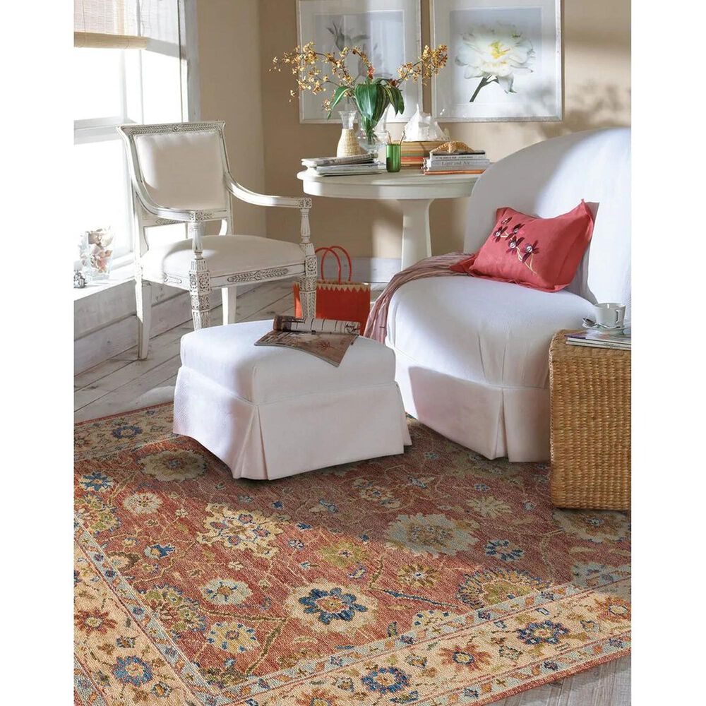 Capel Charise Ziegler 10&#39; x 14&#39; Terra Cotta Area Rug, , large