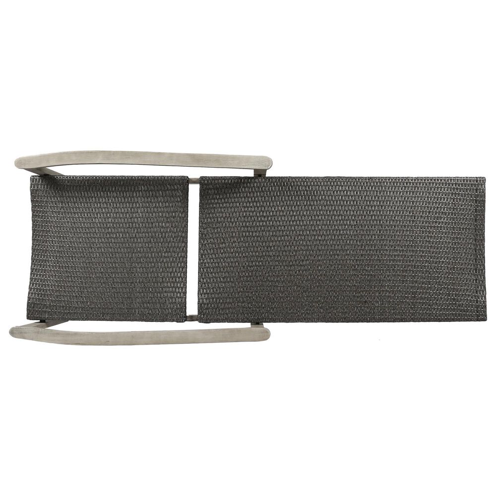 Hearth and Haven Hampton Outdoor Chaise Lounge with Adjustable Seating in Grey, , large