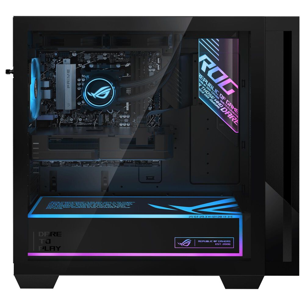 ASUS G700 (2025) Gaming Desktop | AMD Ryzen 7 9800X3D - 32GB RAM - NVIDIA GeForce RTX 5080 PRIME Graphics - 2TB SSD in Black, , large