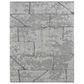 Feizy Alford 9"6" x 13"6" Gray and Charcoal Area Rug, , large