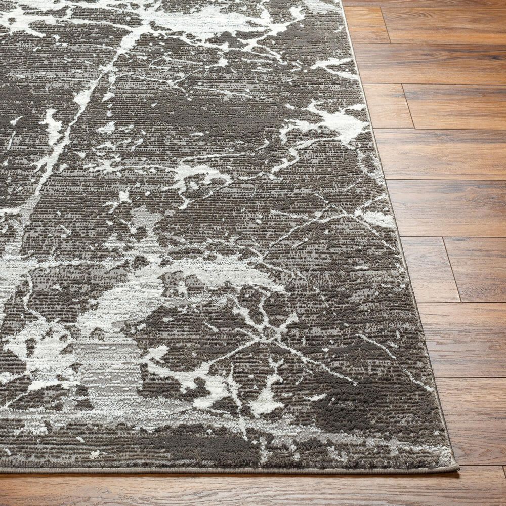 Surya Alder 5&#39; x 7&#39; Gray, Tan, Charcoal, Ivory, Cream and Taupe Area Rug, , large
