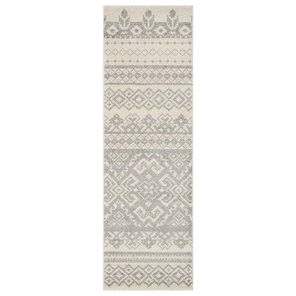 Safavieh Adirondack ADR107B-212 2"6" x 12" Ivory/Silver Runner, , large