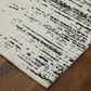 Feizy Coda 8928F 8" x 10" Black and White Area Rug, , large