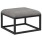 Steve Silver Furniture Yukon Rectangular Nesting Coffee Table with 2 Stools in Walnut and Black, , large