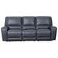 Oxford Furniture Zero Gravity Power Reclining Console Sofa with Power Headrests in Ajax Indigo, , large