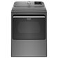 Maytag 7.4 Cu. Ft. Front Load Electric Dryer with WiFi in Metallic Slate, , large