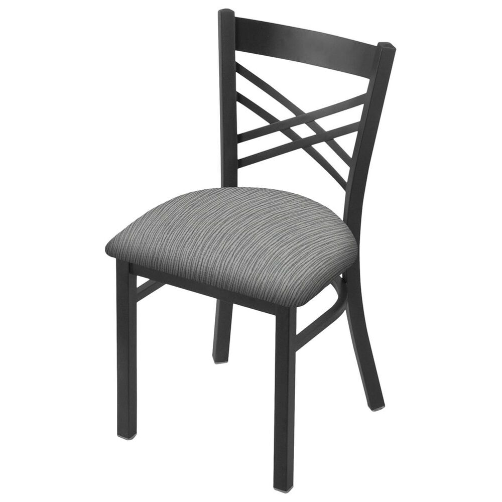 Holland Bar Stool 620 Catalina 18" Chair with Pewter and Graph Alpine Seat, , large