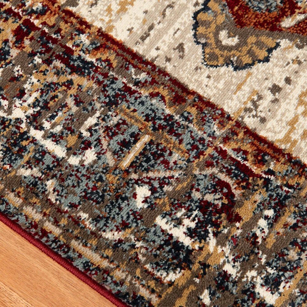 Amer Rugs Allure 2&#39; x 3&#39; Beige and Red Area Rug, , large