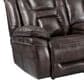 Steve Silver Oportuna Dual-Power Reclining Console Loveseat in Coffee, , large