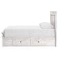 Ashley Makidern Queen Storage Bed with Six Drawers in Whitewash, , large