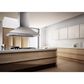 Elica Leone 42" Island Range Hood in Stainless Steel, , large