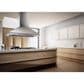 Elica Leone 42" Island Range Hood in Stainless Steel, , large
