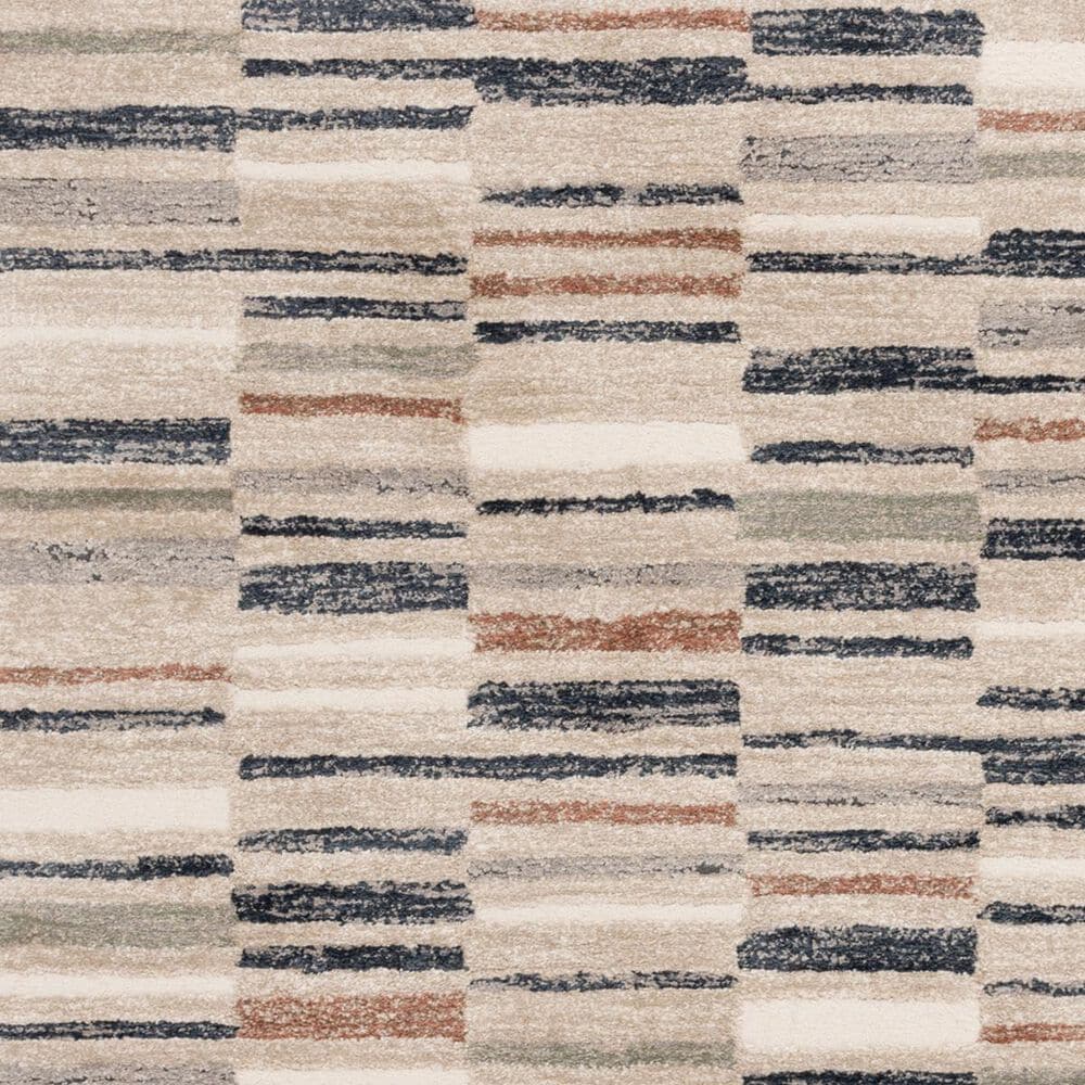 Central Oriental Stonington Silas 5&#39; x 7&#39;6&quot; Denim and Blush Area Rug, , large