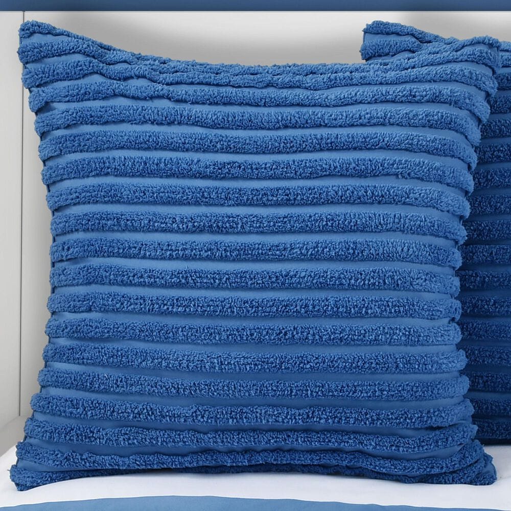J. Queen New York Darby 26&quot; Square Euro Pillow Sham in Azure, , large