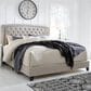 Ashley Jerary Queen Upholstered Bed in Light Gray, , large