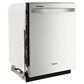 Whirlpool 24" Built In Dishwasher with Hidden Control in Stainless Steel, , large