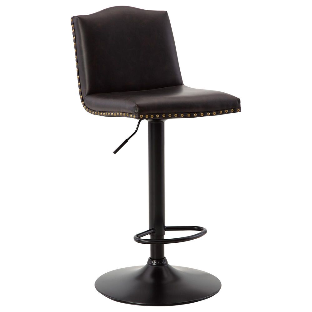 Signature Design by Ashley Gaddison Tall Swivel Barstool with Brown Seat, , large
