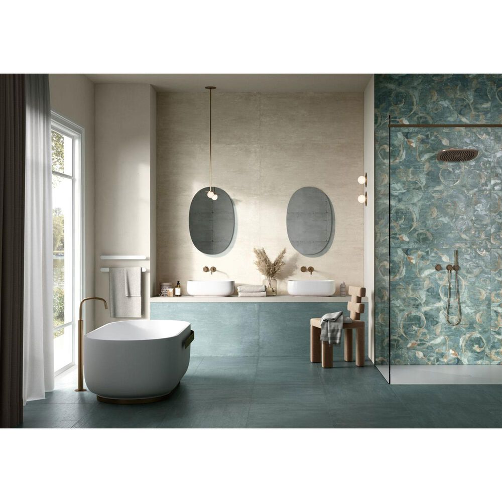 Emser Unified Tapiz Aqua 24" x 47" Glazed Porcelain Tile, , large
