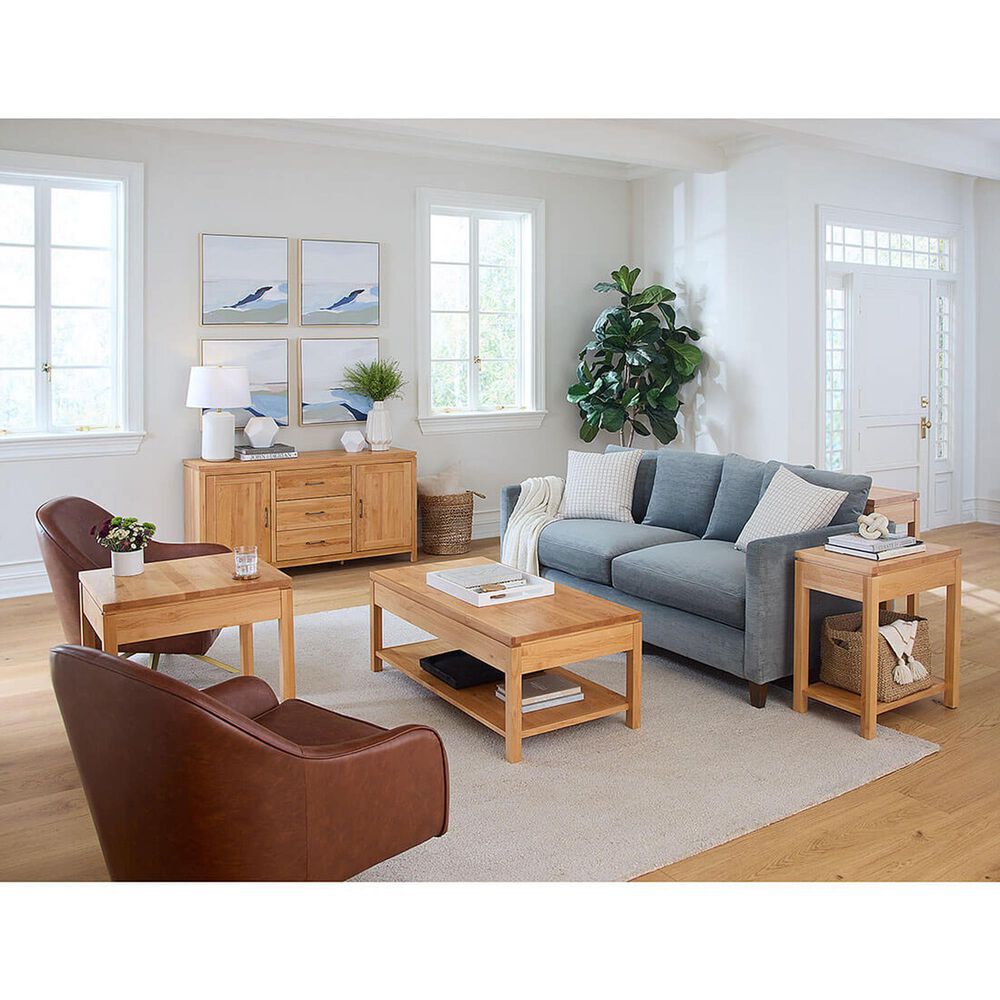 Archbold Furniture 60" Console in Natural Finish, , large