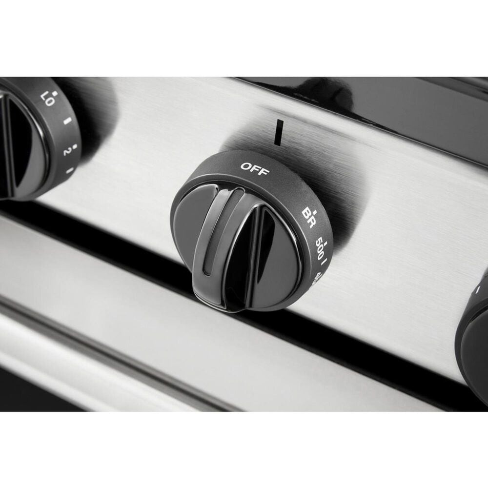 Whirlpool 24" Smooth Top Electric Range with Upswept in Stainless Steel, , large