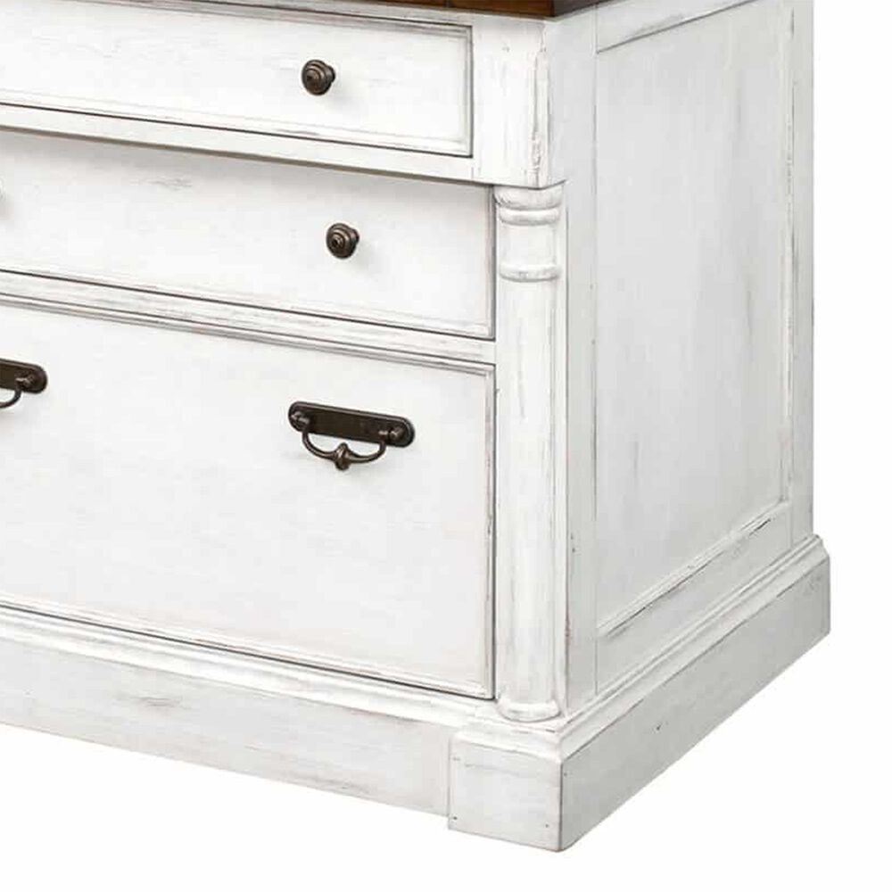 Martin Durham Lateral File with Lock in Weathered White, , large