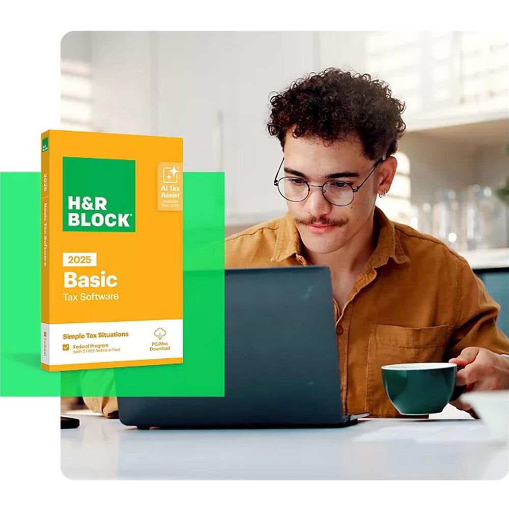 H&amp;R Block H&amp;R Block Tax Software Basic 2025, , large