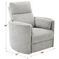 Simeon Collection Power Swivel Glider Recliner in Mineral, , large