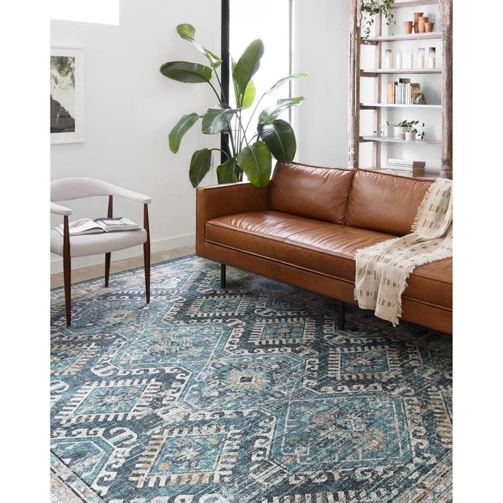 Loloi II Skye SKY-03 7&#39;6&quot; x 9&#39;6&quot; Denim and Natural Area Rug, , large