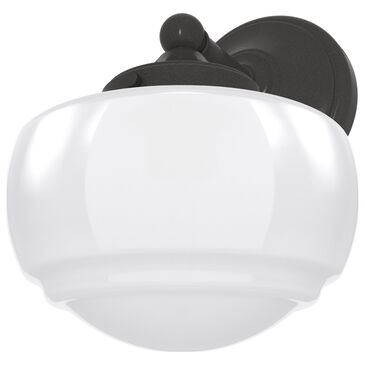 Hunter Saddle Creek 1-Light Sconce with White Shade in Noble Bronze, , large