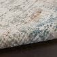 Nourison Rustic Textures Light Grey and Multicolor 2"2" x 7"6" Runner, , large