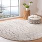 Safavieh Tulum TUL270A 5" Round Ivory and Grey Area Rug, , large