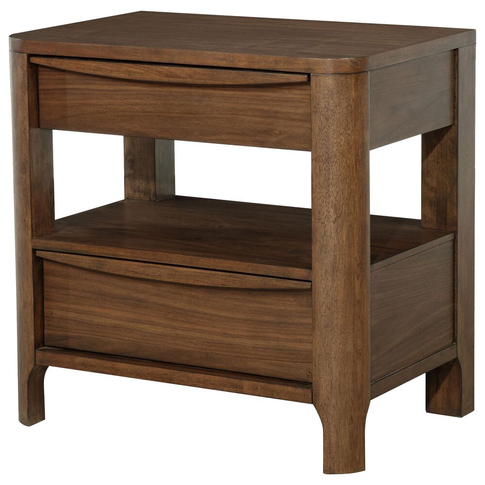 Coaster Maderia 2-Drawer Nightstand in Walnut, , large
