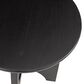 Bassett Mirror Company Dunnigan Round End Table in Black Matte, , large