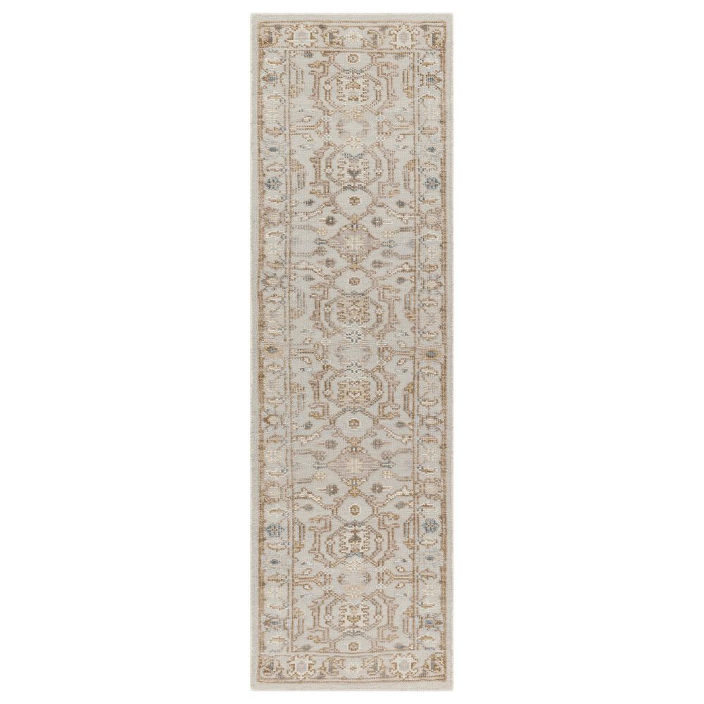 Surya Revere 2"6" x 8" Gray, Brown, Olive and Cream Runner, , large
