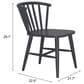 Zuo Modern Shio Side Chair in Black, , large
