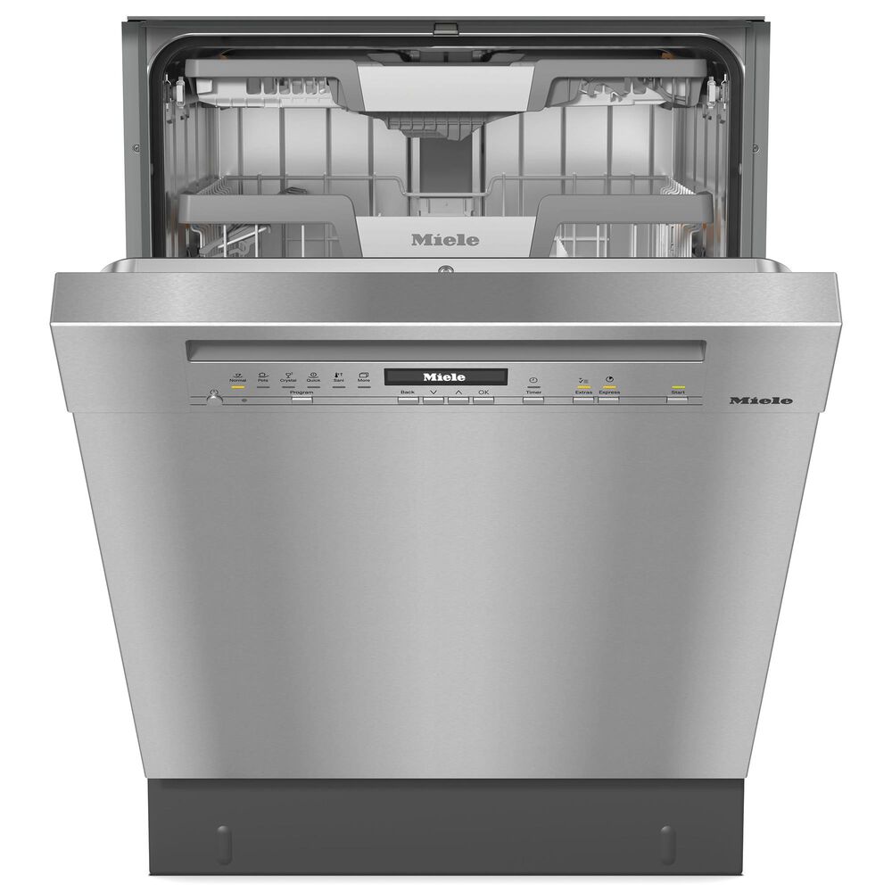 Miele 24" Built-In Full Console Dishwasher in Stainless Steel, , large