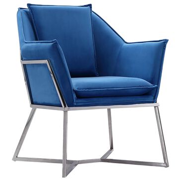 Dayton Origami Arm Chair in Blue, , large