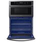 Samsung 4-Piece Kitchen Package with 30" Microwave Combination Wall Oven and 30" Gas Cooktop in Black Stainless Steel, , large