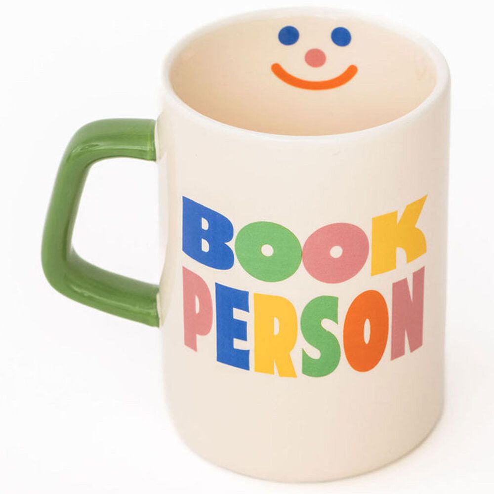 Bando Designs0, Llc Hot Stuff 12 Oz Ceramic Mug - Book Person in Multicolor, , large