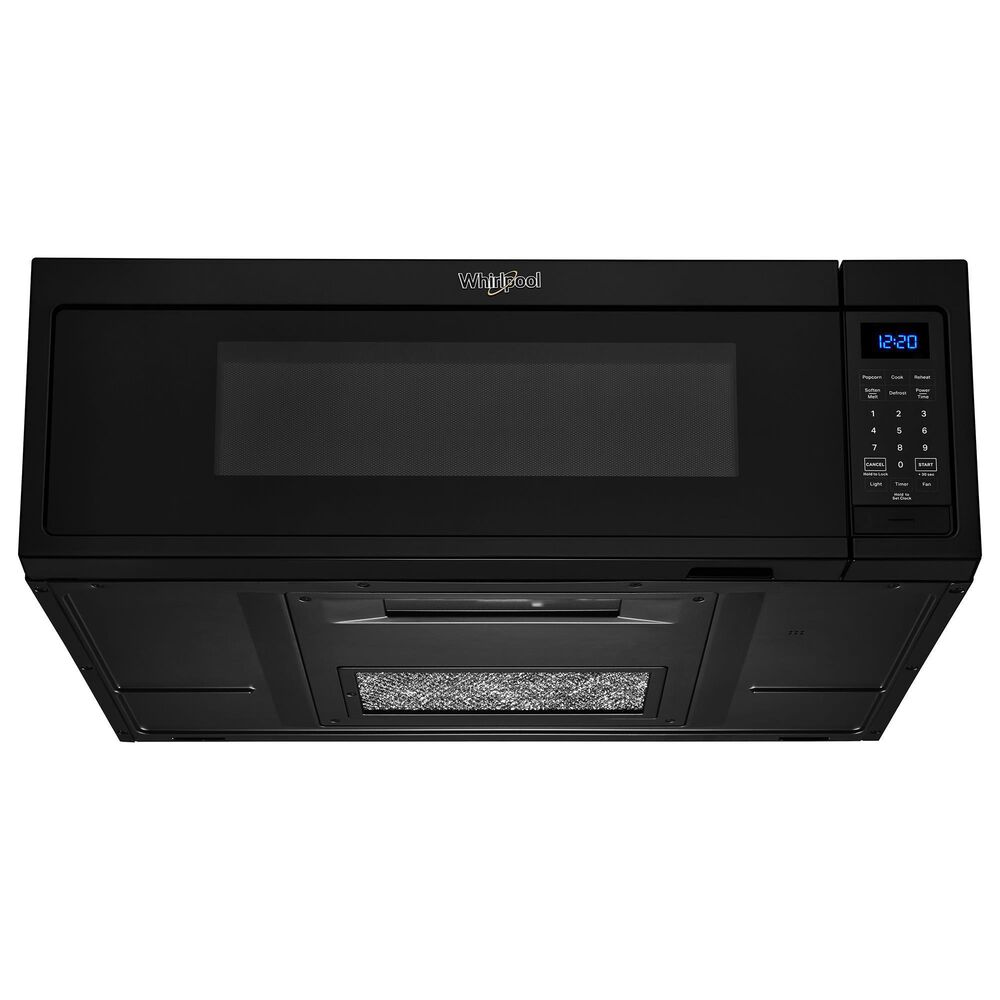 Whirlpool 1.1 Cu. Ft. Over-the-Range Low Profile Microwave Hood Combination in Black, , large