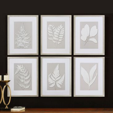 Uttermost Moonlight Ferns Framed Art (Set of 6), , large