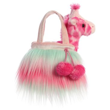 Fancy Pals 7" Furries Sunrise Giraffe Pet Carrier, , large