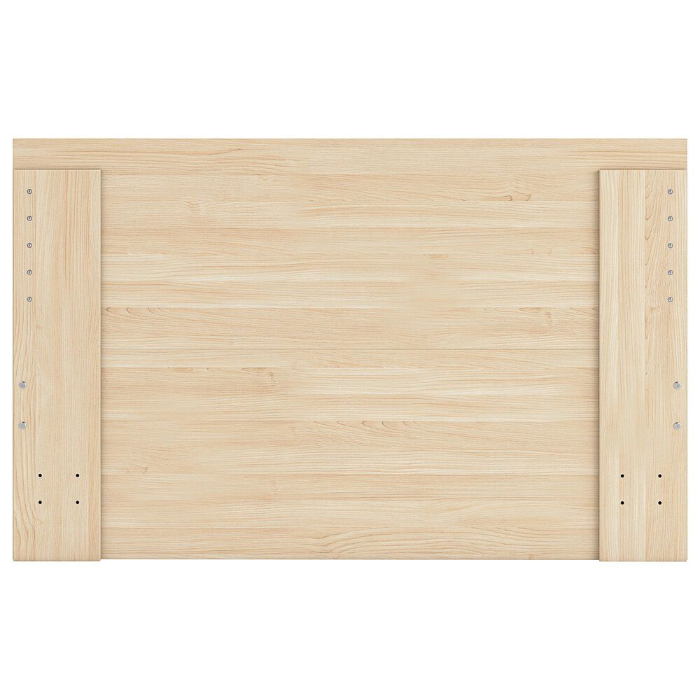 Ashley Onita Queen Panel Platform Bed with 1 Side Storage in Natural, , large